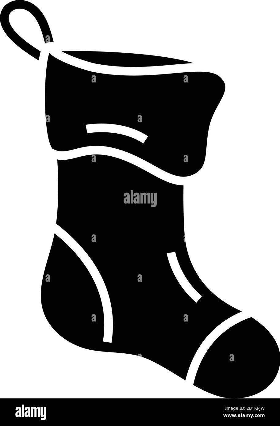 Calcetines de invierno, el icono de estilo de dibujos animados Imagen  Vector de stock - Alamy