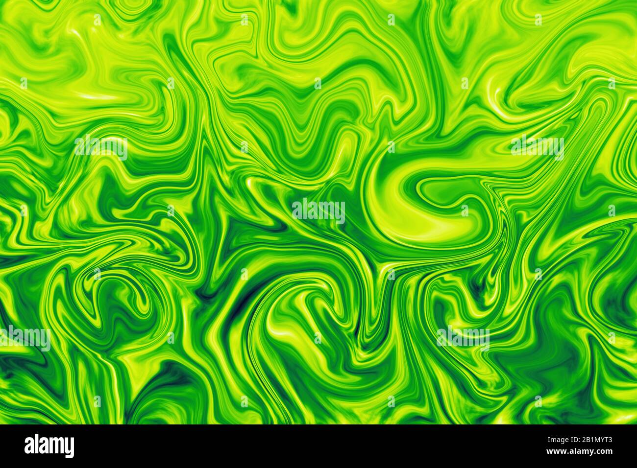 fondo abstracto fluido verde. textura de pantano. Foto de stock