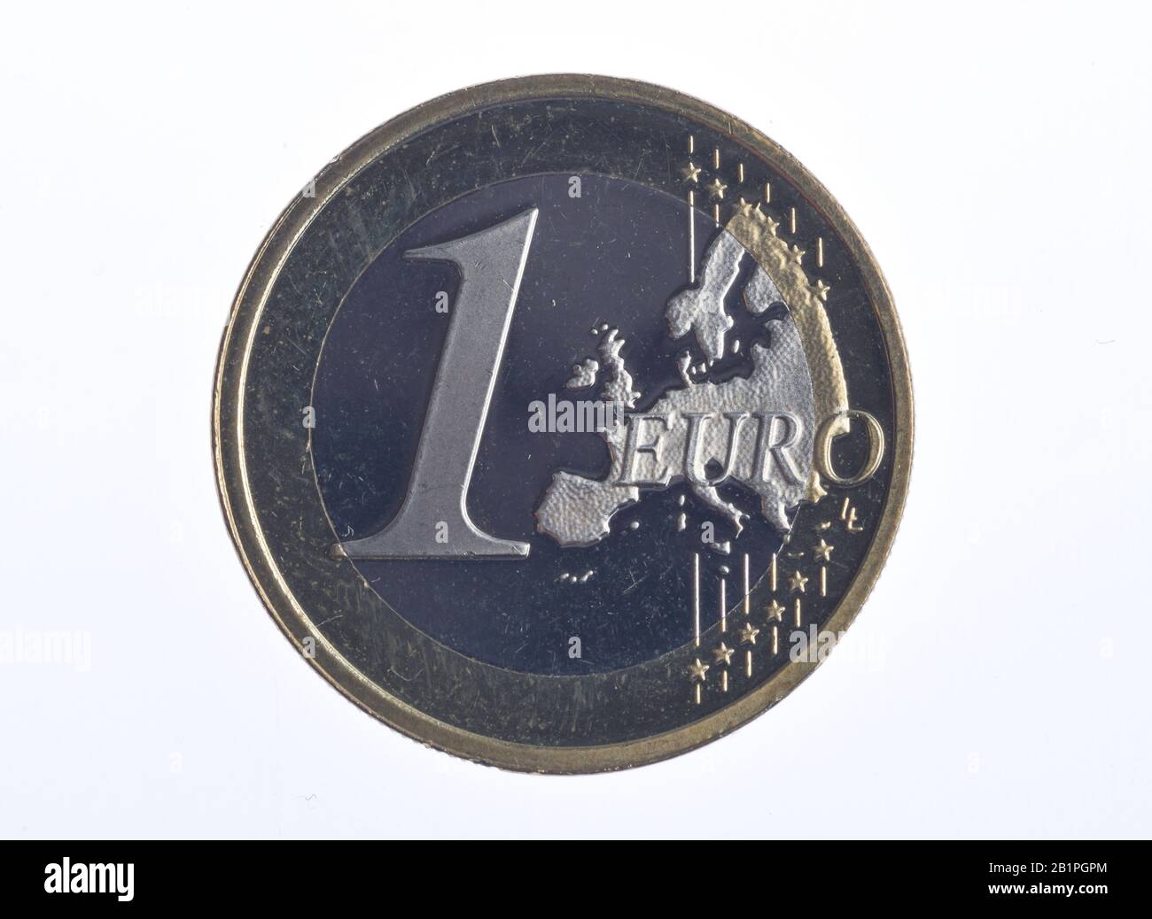 Geldmünze, 1 Euro Foto de stock