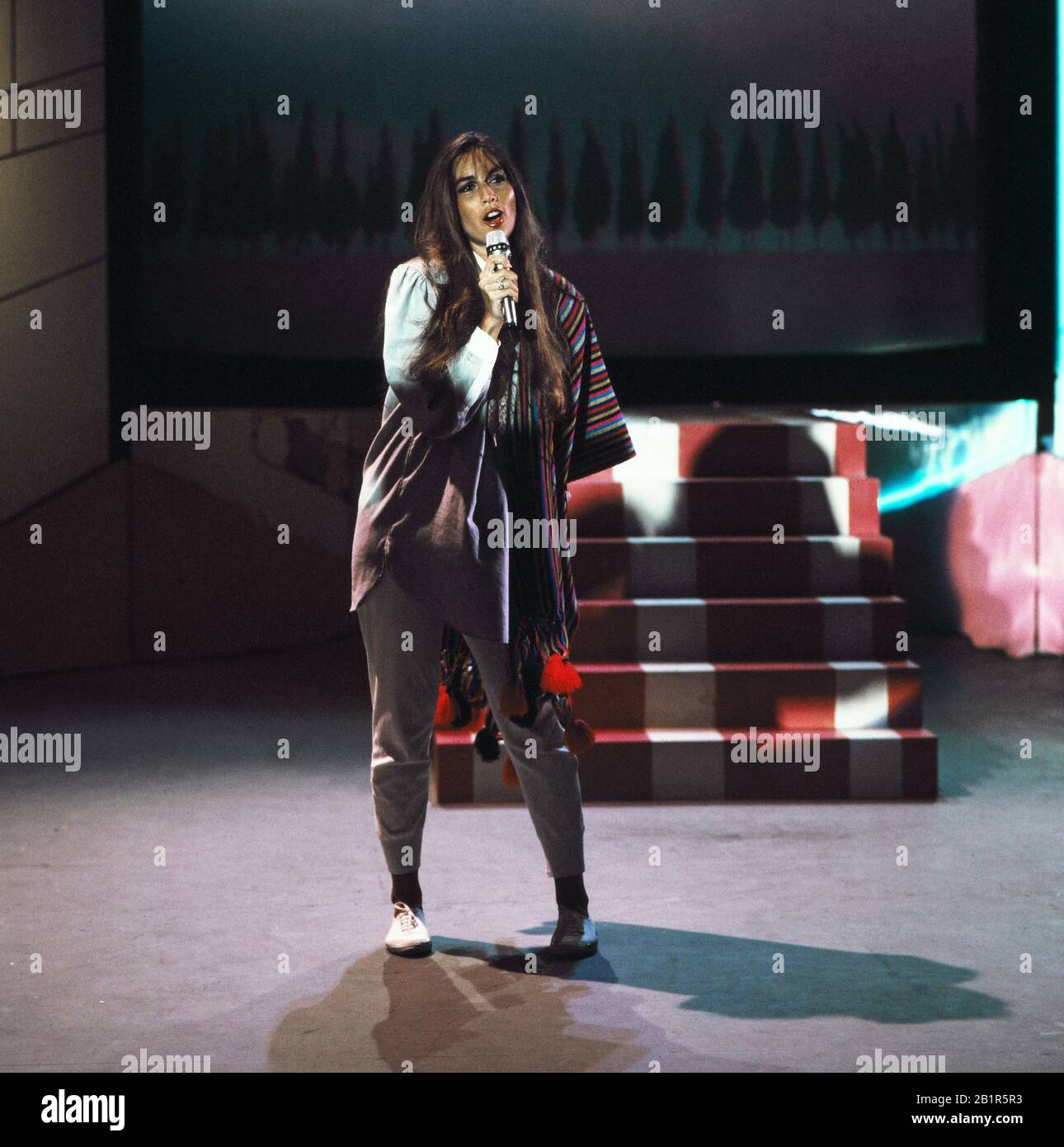 Italienisches Pop Duo al Bano und Romina Power bei einem Auftritt