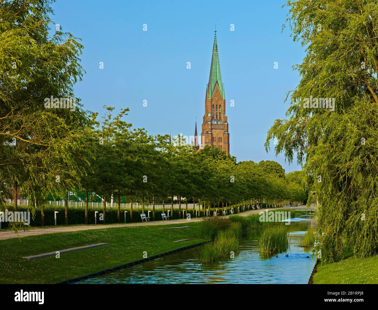 Catedral De San Petri En Schleswig, Distrito De Ostholstein, Schleswig-Holstein, Alemania, Foto de stock
