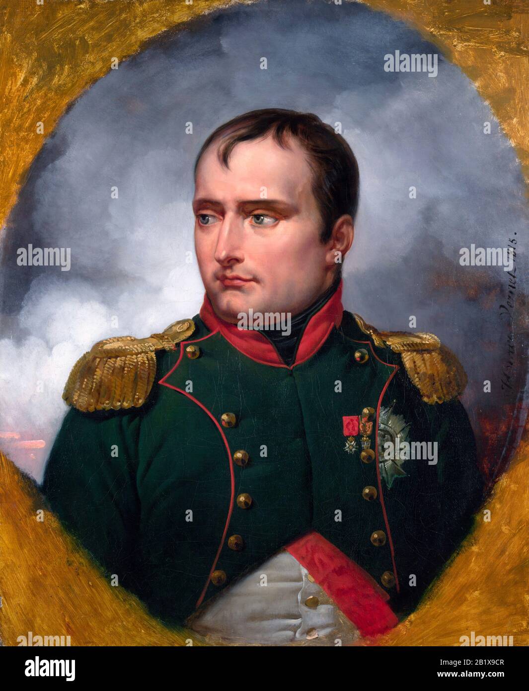 El Emperador Napoleón I - Horace Vernet, alrededor de 1815 Foto de stock