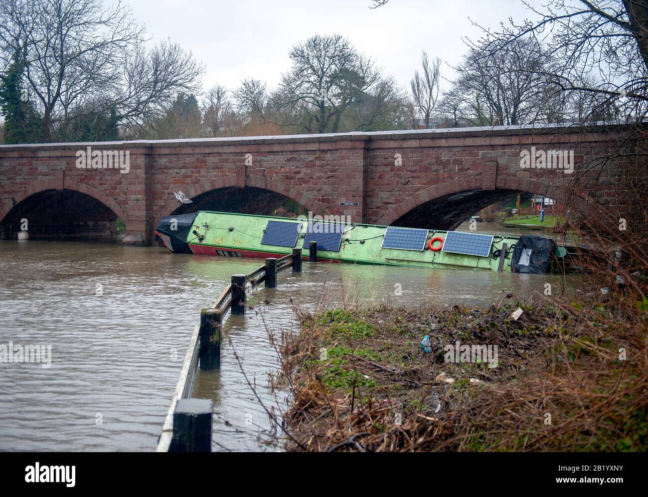 Barrow Sobre Soar, Leicestershire. El barco del canal discurre debido a