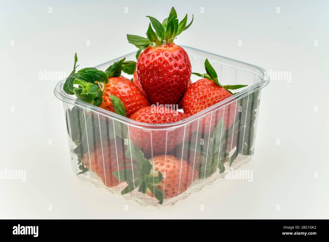 Erdbeeren, Studioaufnahme Foto de stock