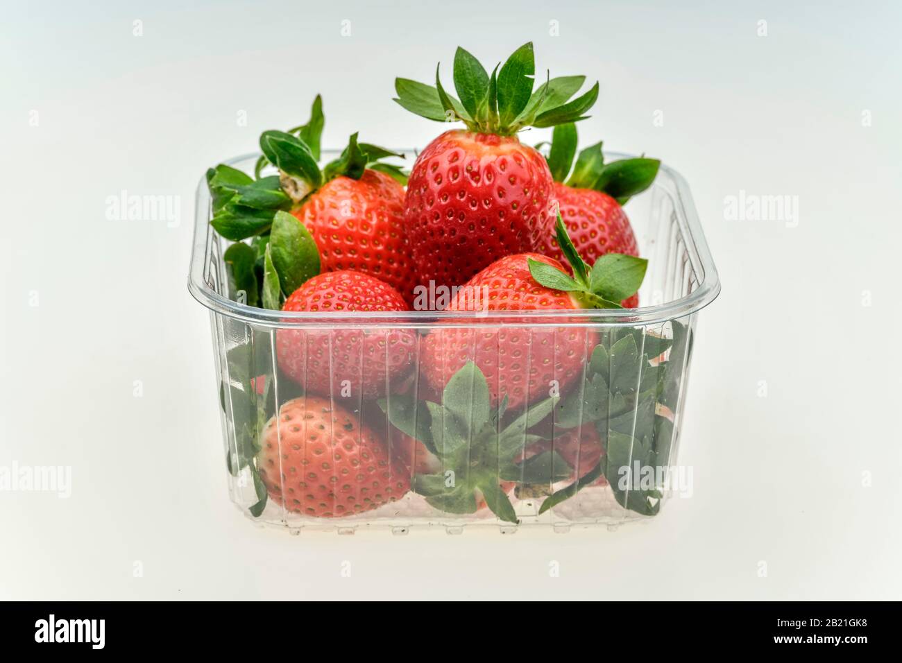 Erdbeeren, Studioaufnahme Foto de stock