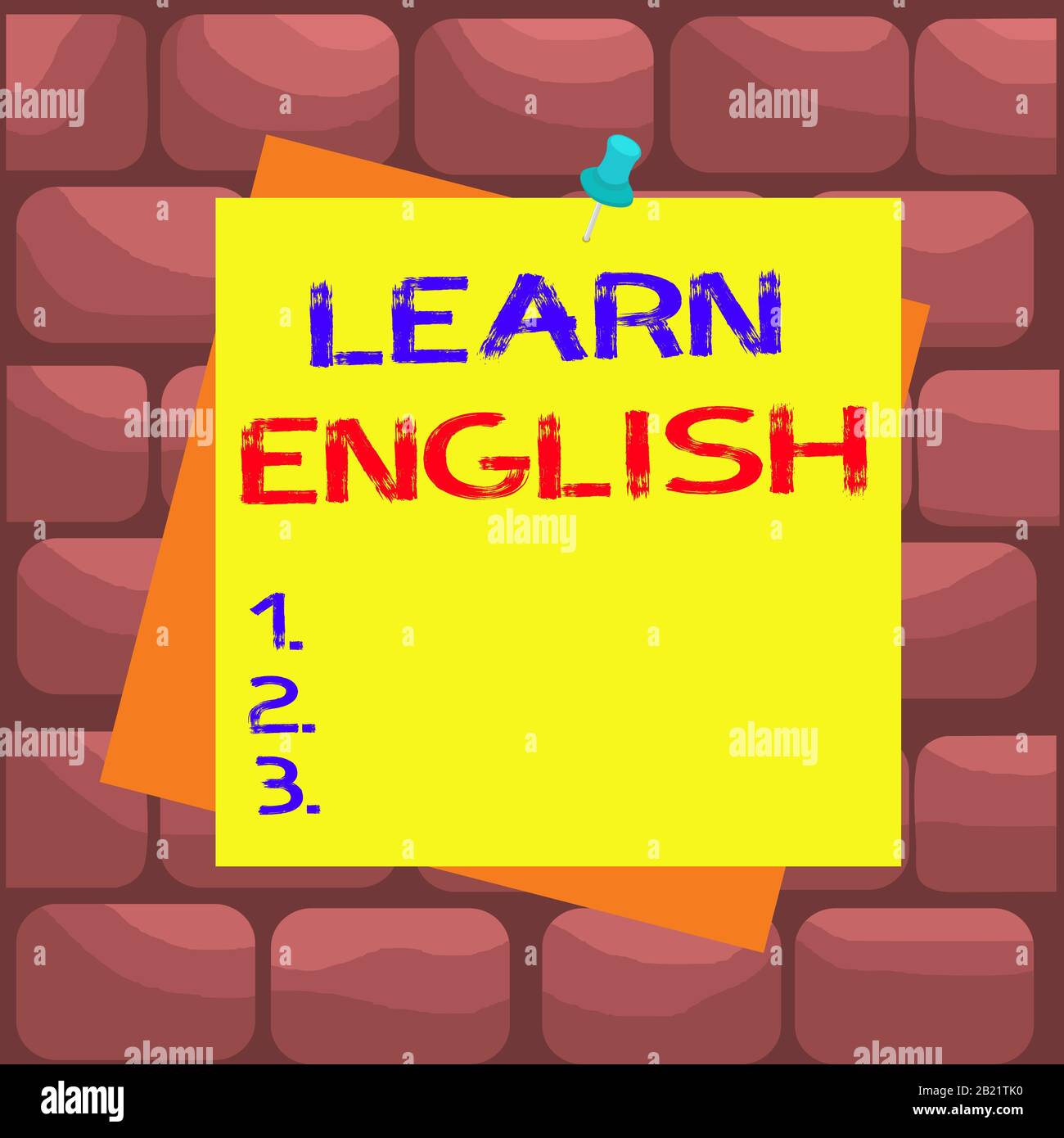 Texto A Mano Aprenda Inglés. Foto conceptual obtener o adquirir