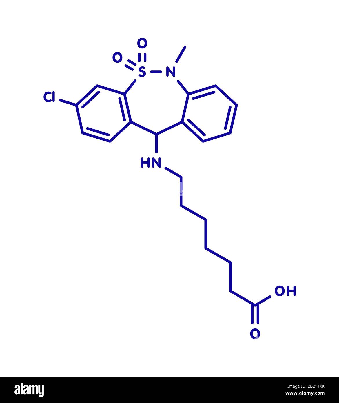 Molécula De Antidepresivo De Tianeptina Ilustración Fotografía De Stock Alamy 4464
