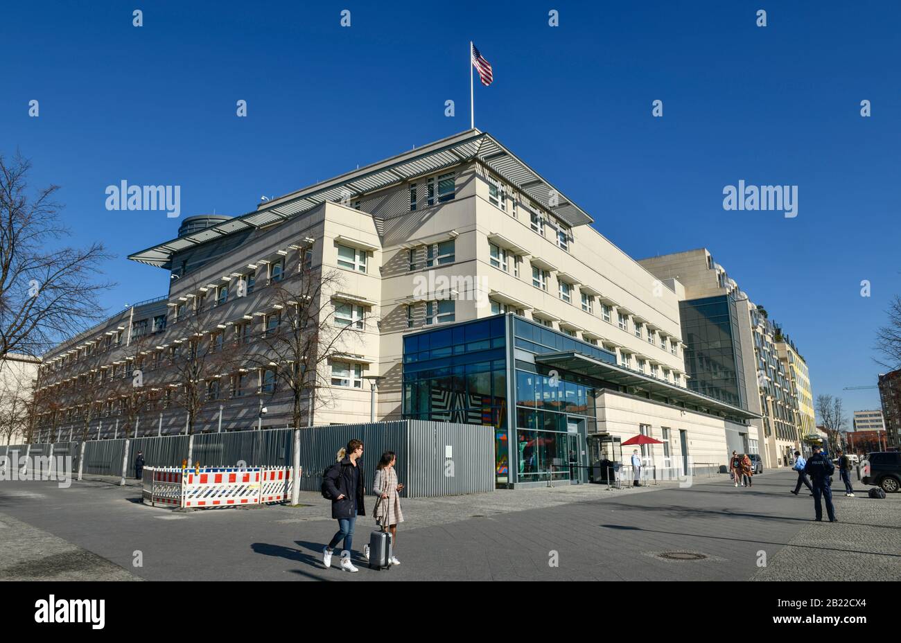 Botschaft Der Vereinigten Staaten Von Amerika, Ebertstraße, Mitte, Berlín, Alemania Foto de stock