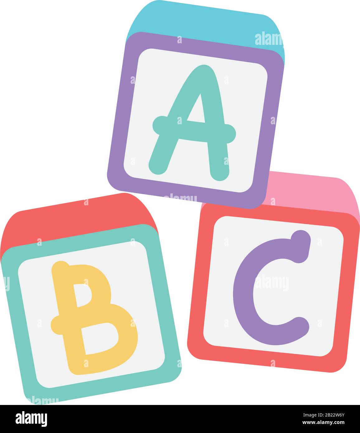 zona infantil, juguetes alfabeto bloques dibujos animados vector  ilustración Imagen Vector de stock - Alamy