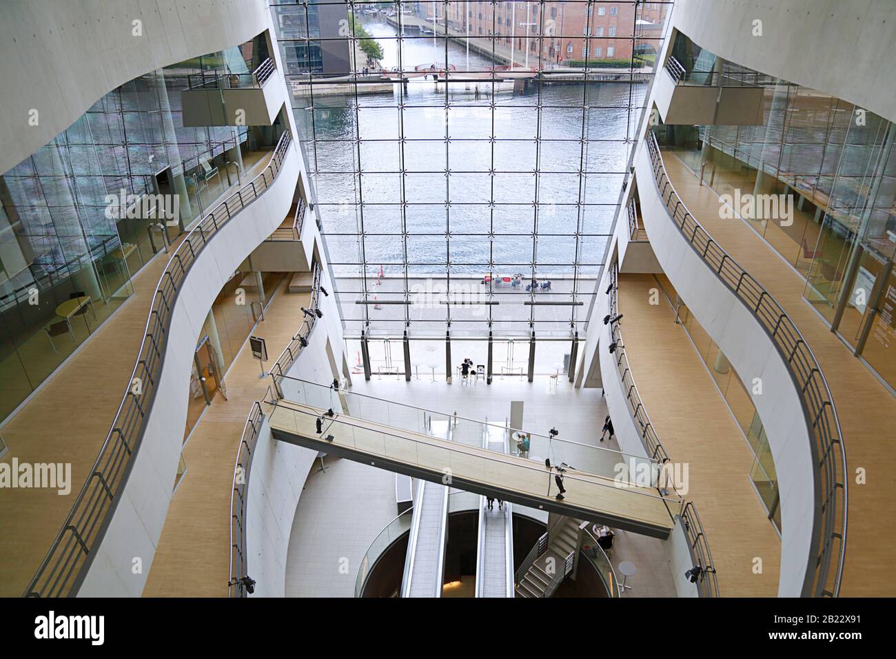 El Diamante Negro, La Biblioteca Real De Copenhague, Dinamarca Foto de stock