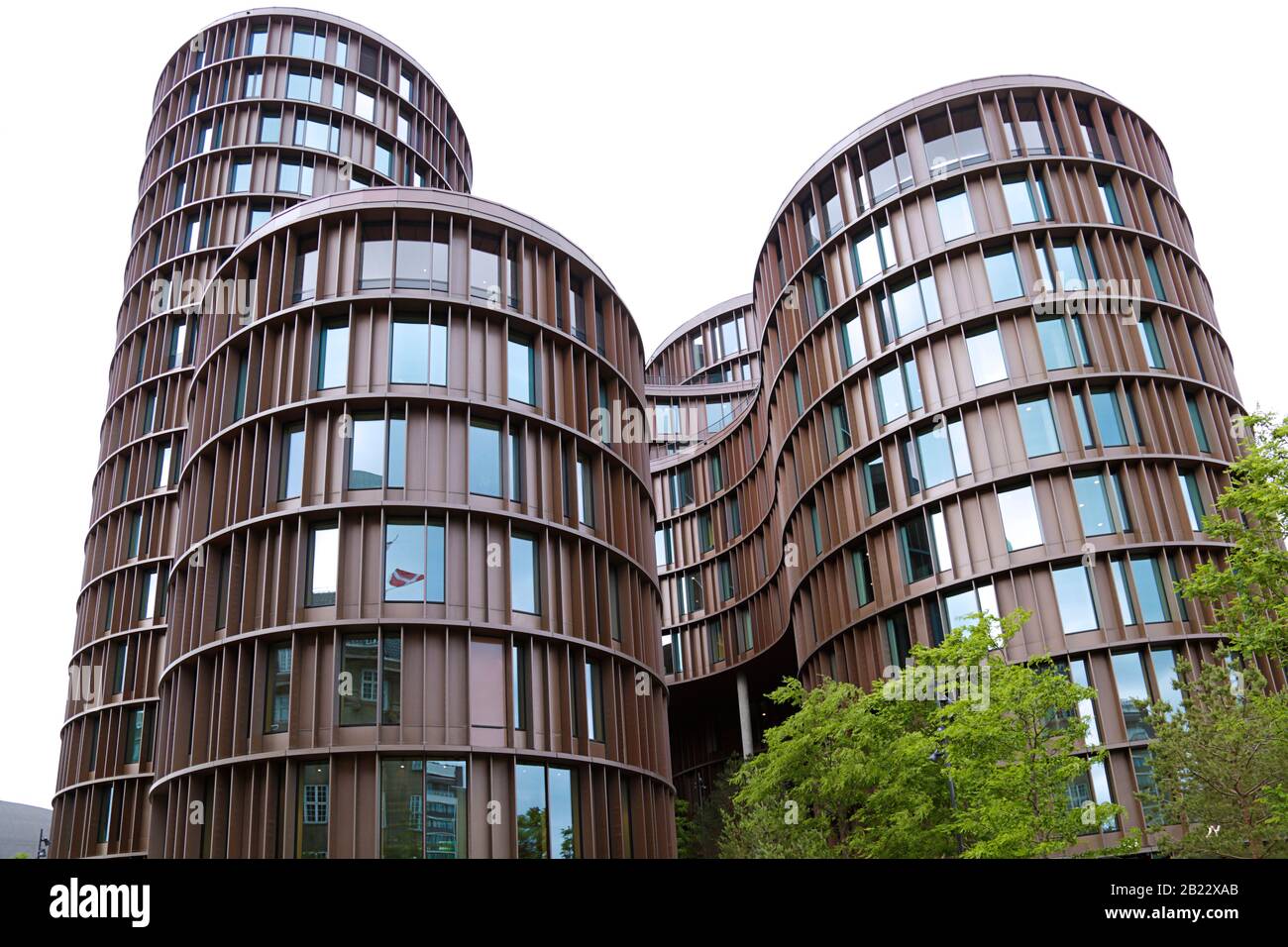 Copenhague, Dinamarca - 15 De Junio De 2019: Edificio Axel Towers Foto de stock