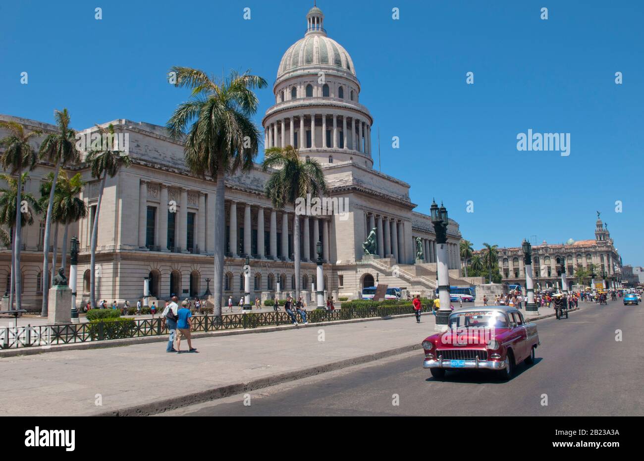 Oldtimer en Havanna Foto de stock