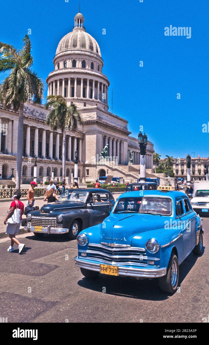 Oldtimer en Havanna Foto de stock