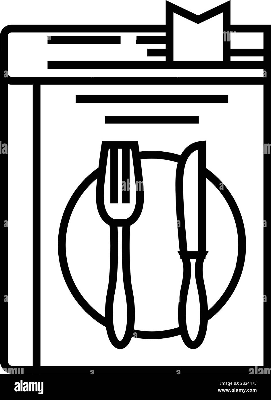 Libro de recetas Imágenes de stock en blanco y negro - Alamy