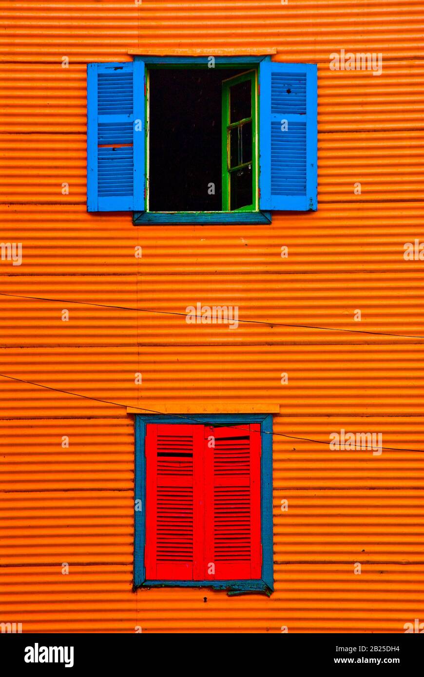 Barrio la Boca de Buenos Aires, Argentina Foto de stock