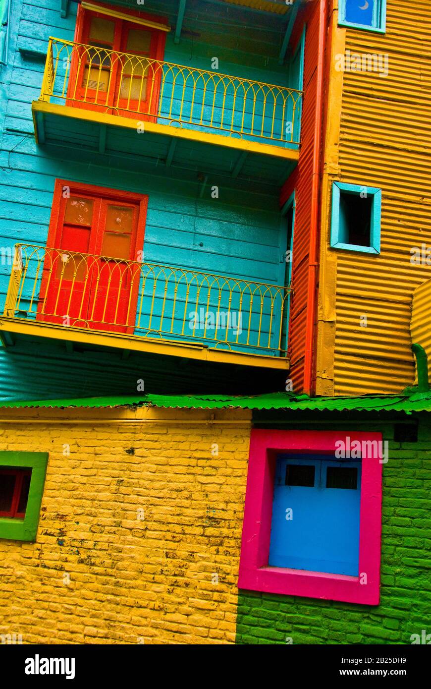 Barrio la Boca de Buenos Aires, Argentina Foto de stock