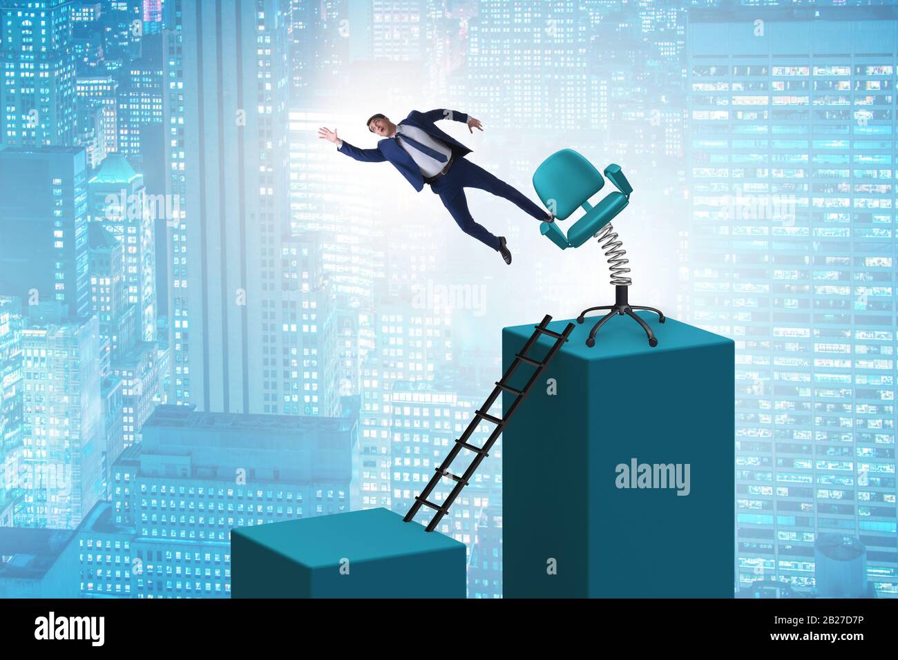 Concepto de despido y despido con el empresario Fotografía de stock Alamy