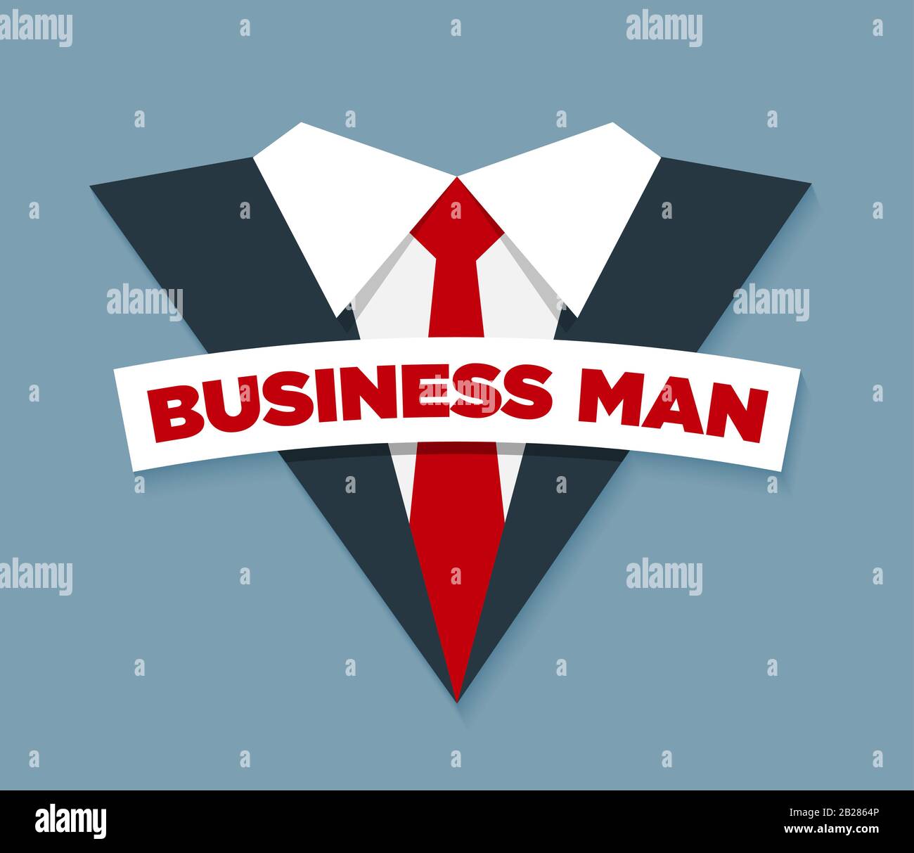 Ilustración vectorial de icono de Business Suit Ilustración del Vector