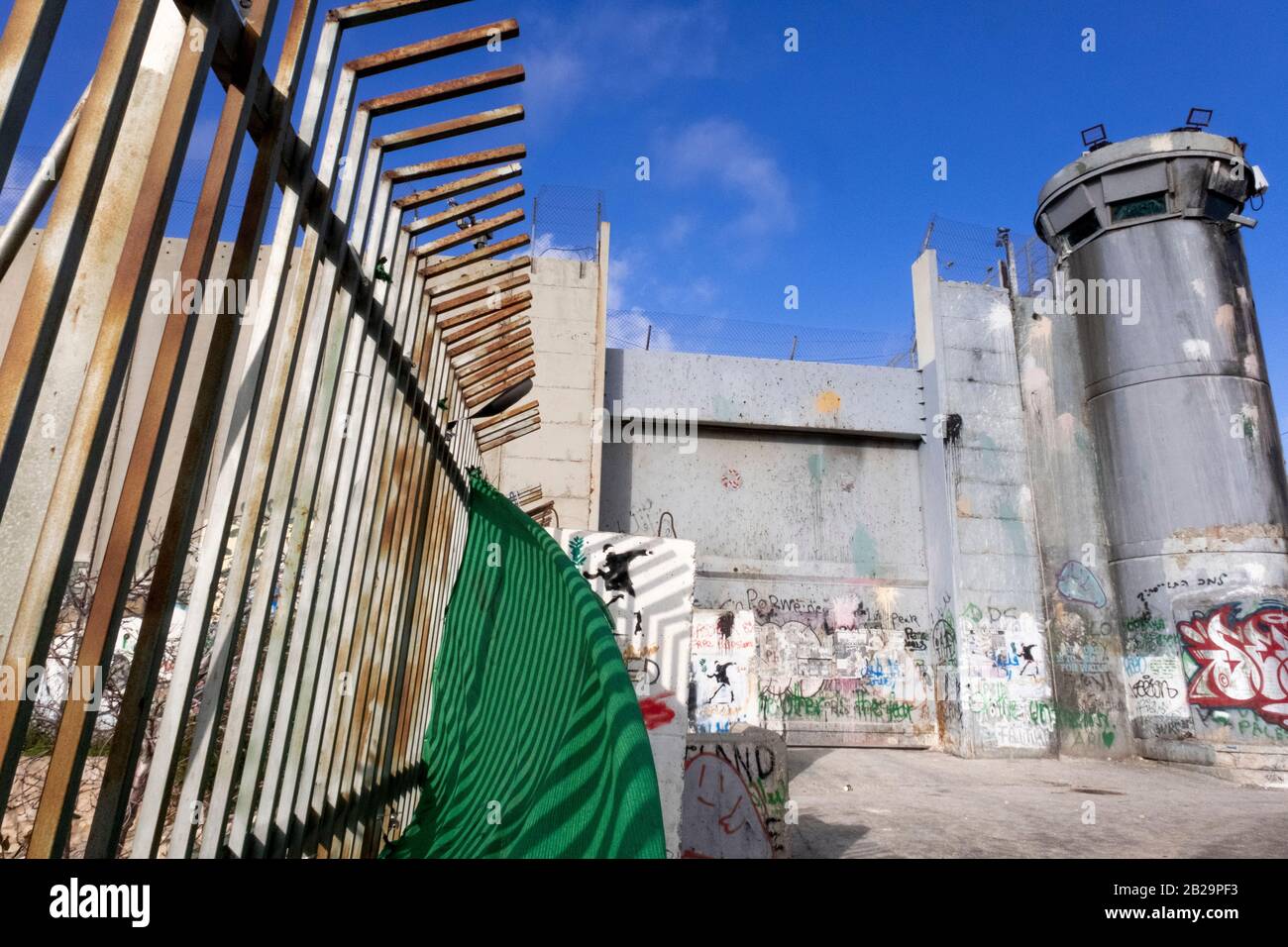 El muro de separación en Belén, Palestina Fotografía de stock Alamy