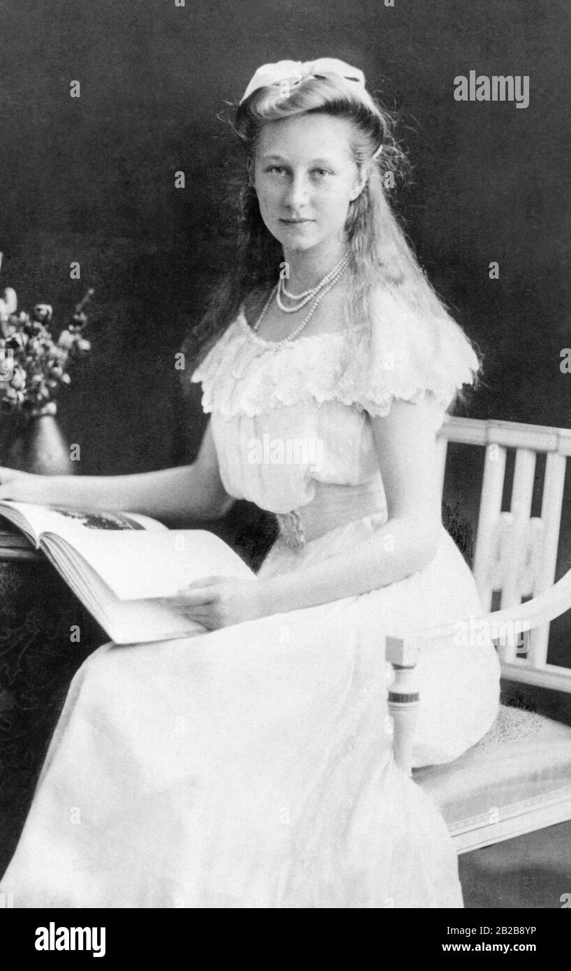 La hija del último emperador alemán Wilhelm II La foto no tiene fecha. Foto de stock