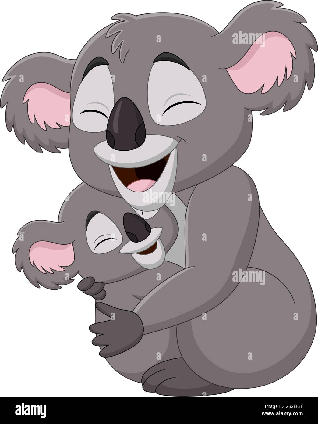 Baby Koala And Mother Imagenes Recortadas De Stock Alamy