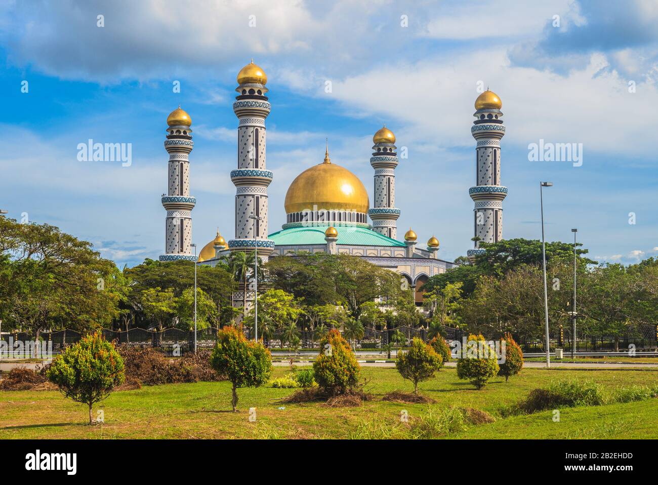 Mezquita JaME Asr Hassanil Bolkiah en brunei Foto de stock