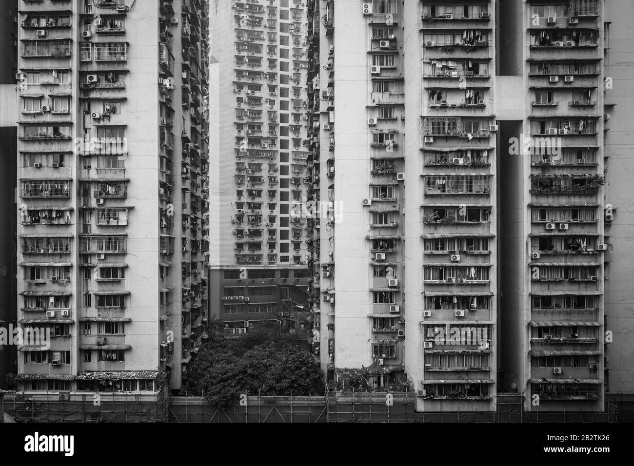 Edificios altos en Chongqing, China Foto de stock