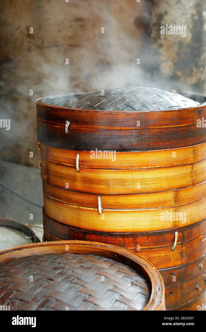 Comercio al por mayor durabilidad de Dim Sum Dumpling vaporera de bambú  vegetal vaporera de bambú canasta de alimentos al vapor - China Cocina de  bambú y canasta de bambú precio