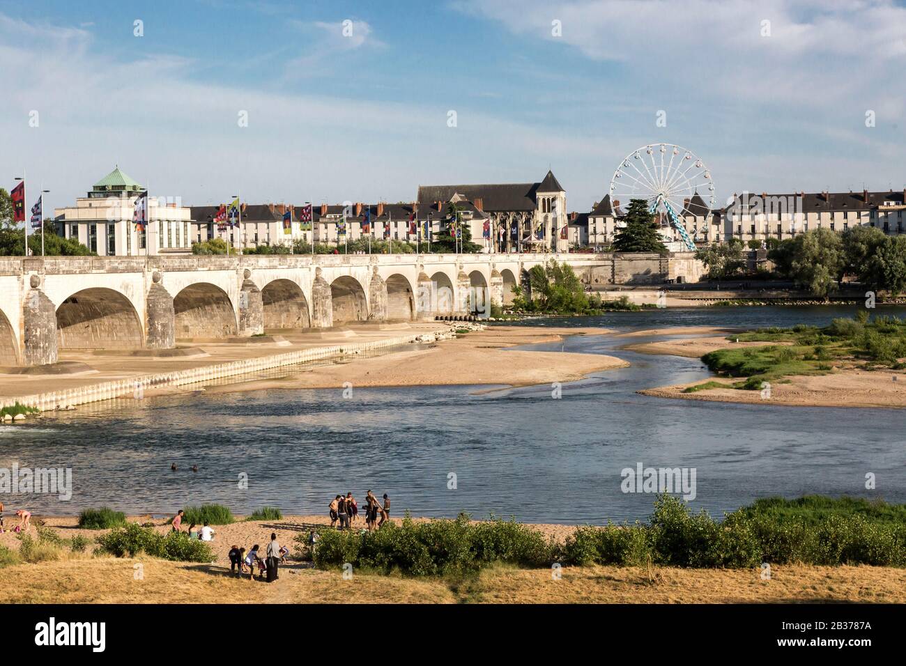 Francia, Indre y Loira, valle del Loira catalogado como Patrimonio de
