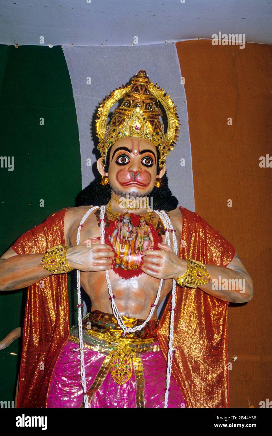 Shri rama sita en el corazón hanuman India, Asia Fotografía de stock - Alamy