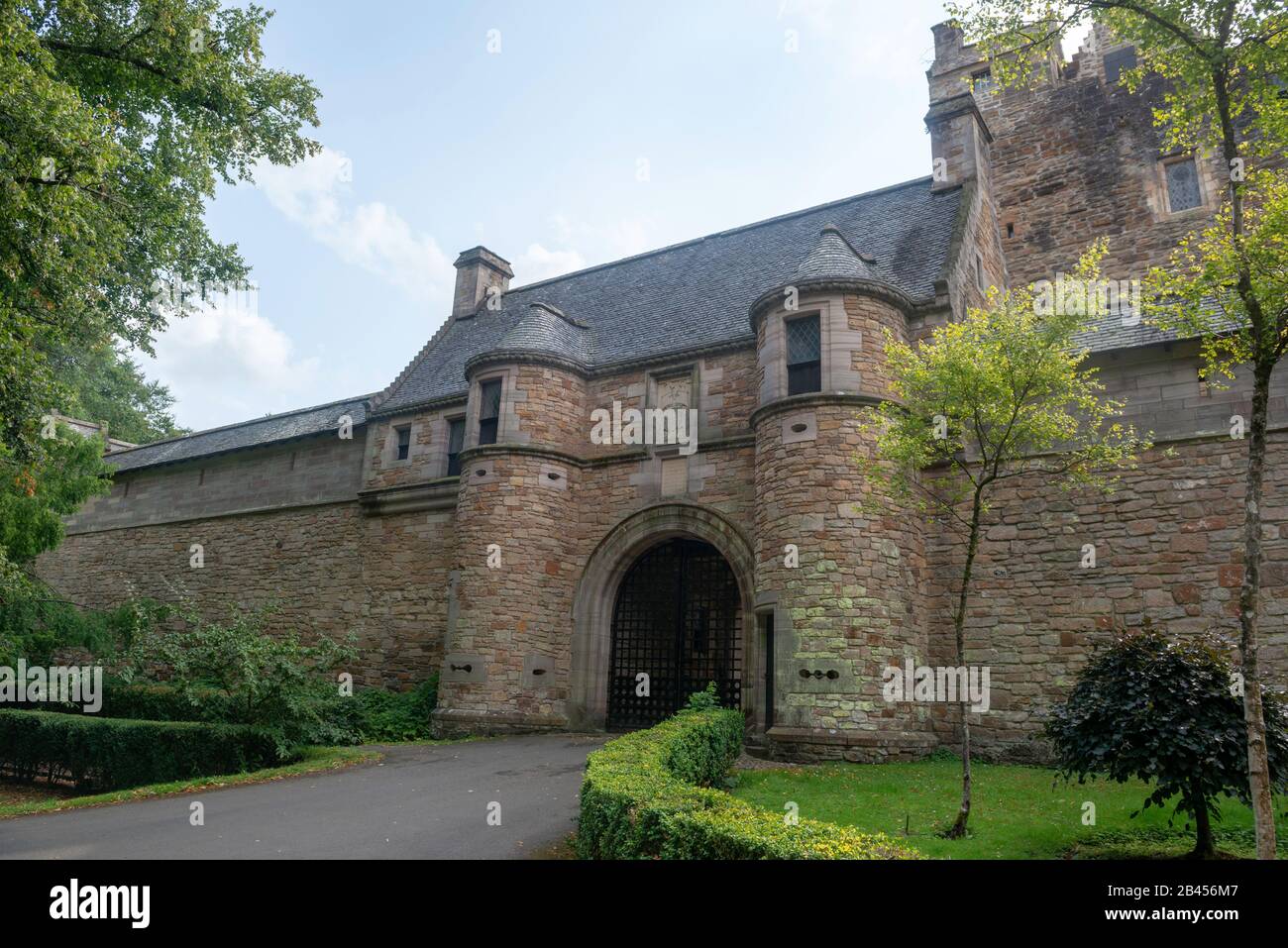 Dean Castle En Kilmarnock, East Ayrshire Foto de stock