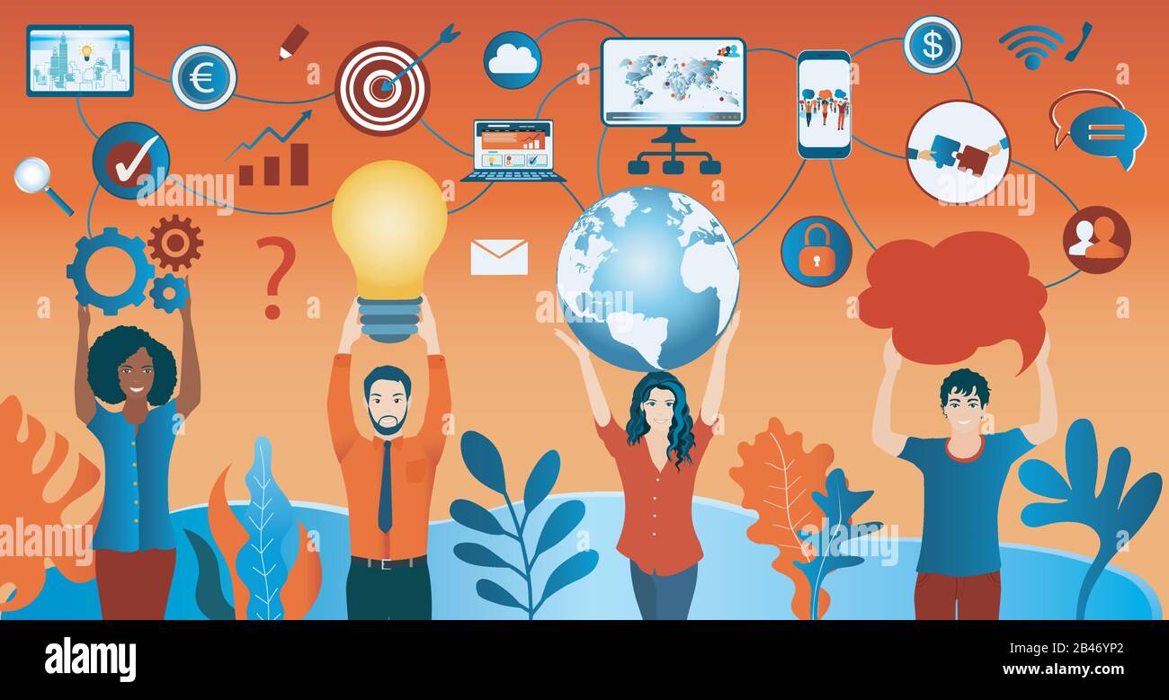 Compartir trabajo en equipo. Conexión e intercambio de