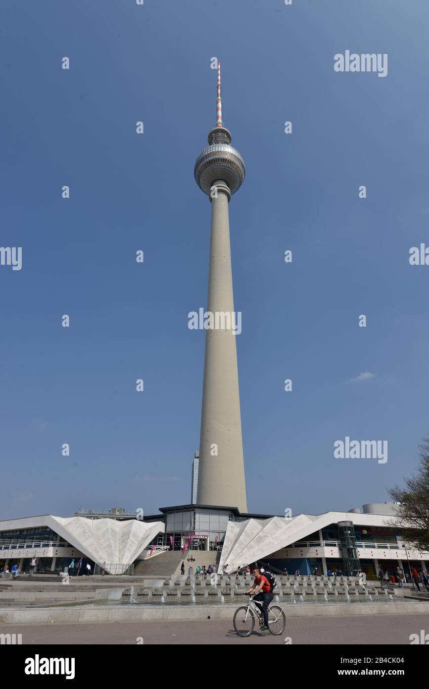 Fernsehturm, Alexanderplatz, Mitte, Berlin, Deutschland Foto de stock