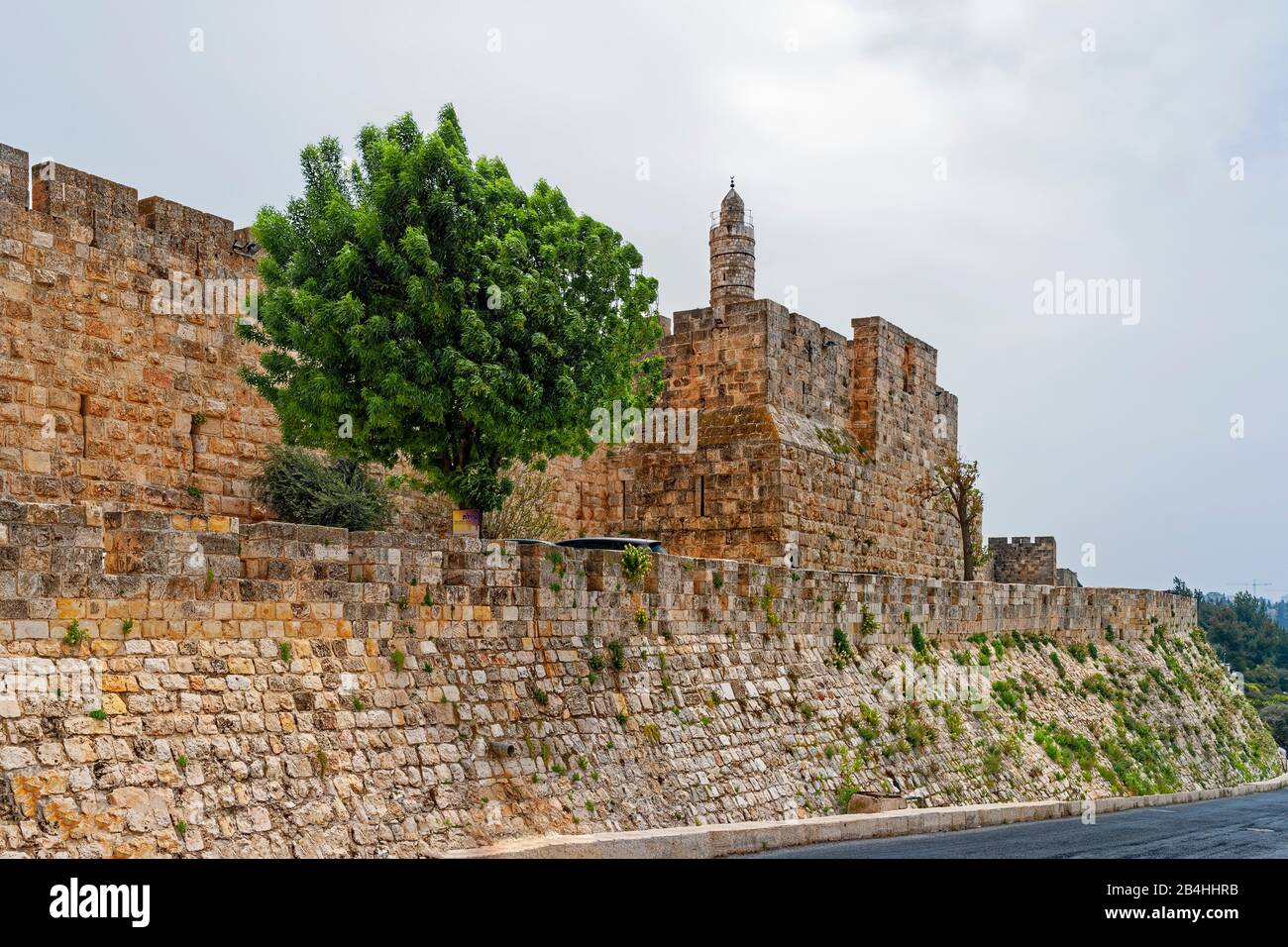 Israel, Ciudad Vieja, Ciudadela De David, Jerusalén Foto de stock