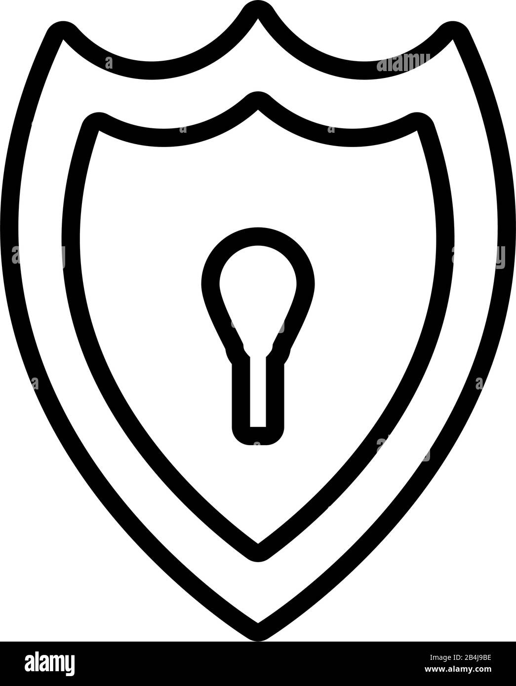 Candado de seguridad sobre fondo blanco, diseño de ilustraciones