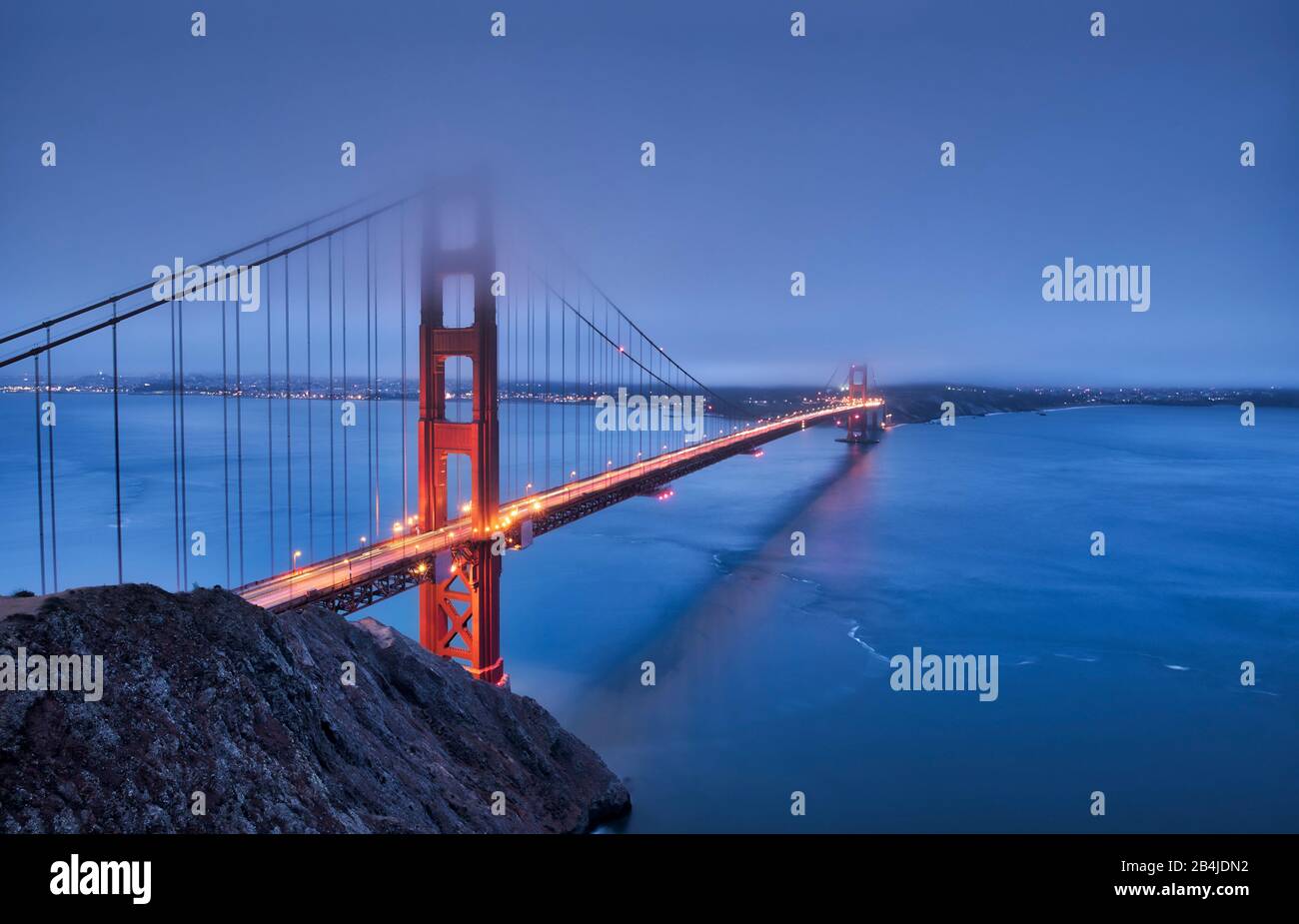 Estados Unidos, Estados Unidos De América, San Francisco, Golden Gate Bridge, Bay Area, California, Foto de stock