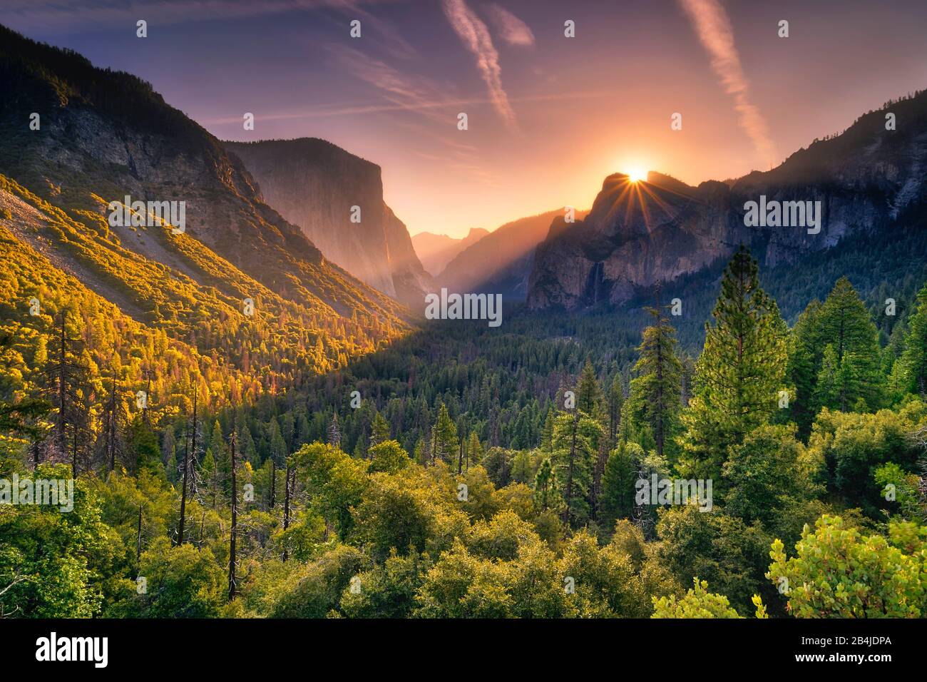 Estados Unidos, Estados Unidos De América, Parque Nacional Yosemite, California Foto de stock