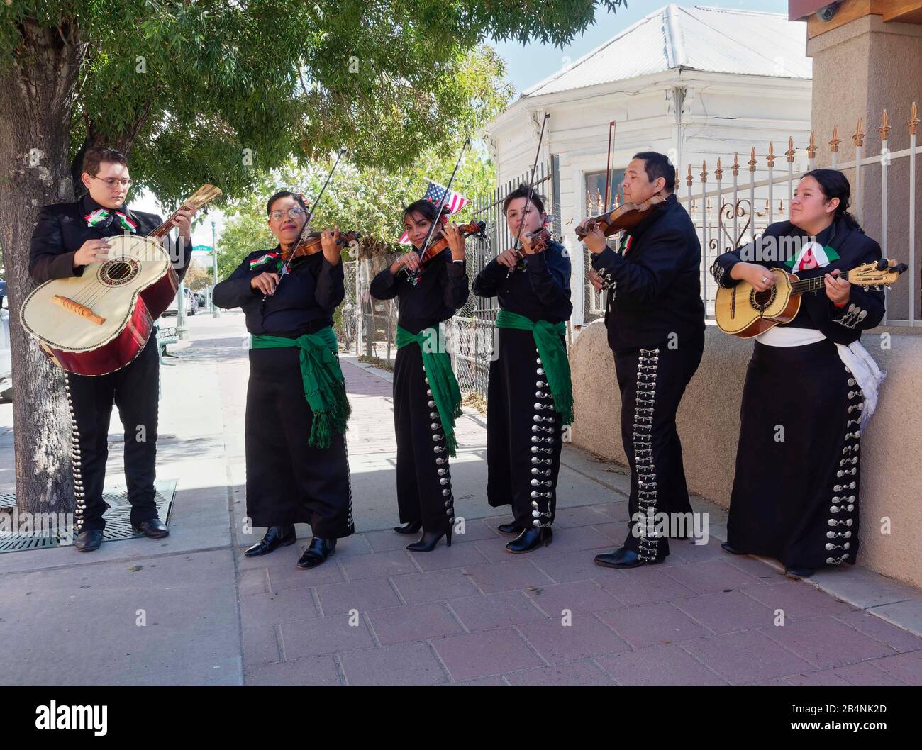 Banda Mariachi Paso Del Norte Foto de stock
