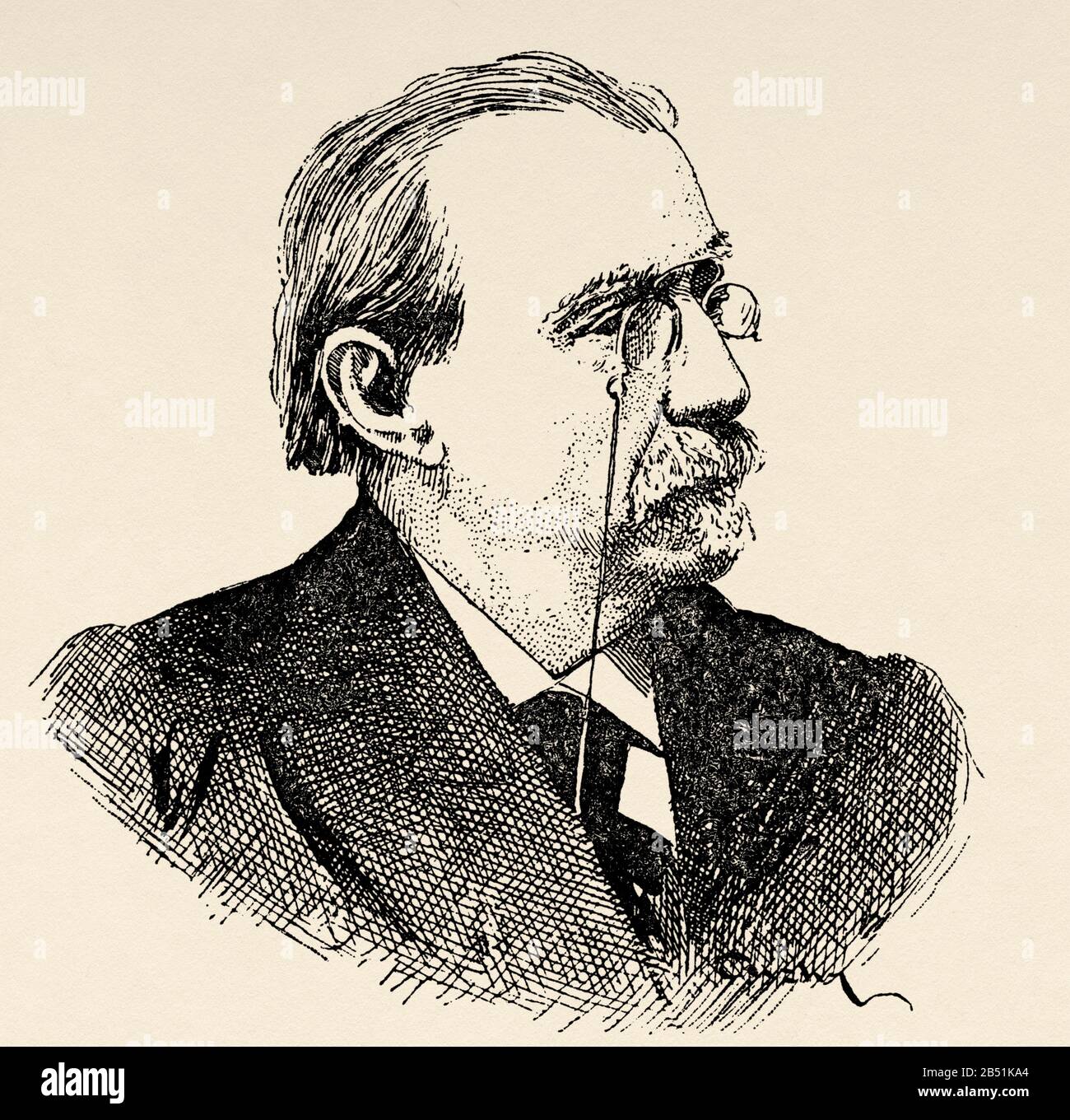 Retrato De Antonio Cánovas Del Castillo (Málaga 1828 Mondragón 1897