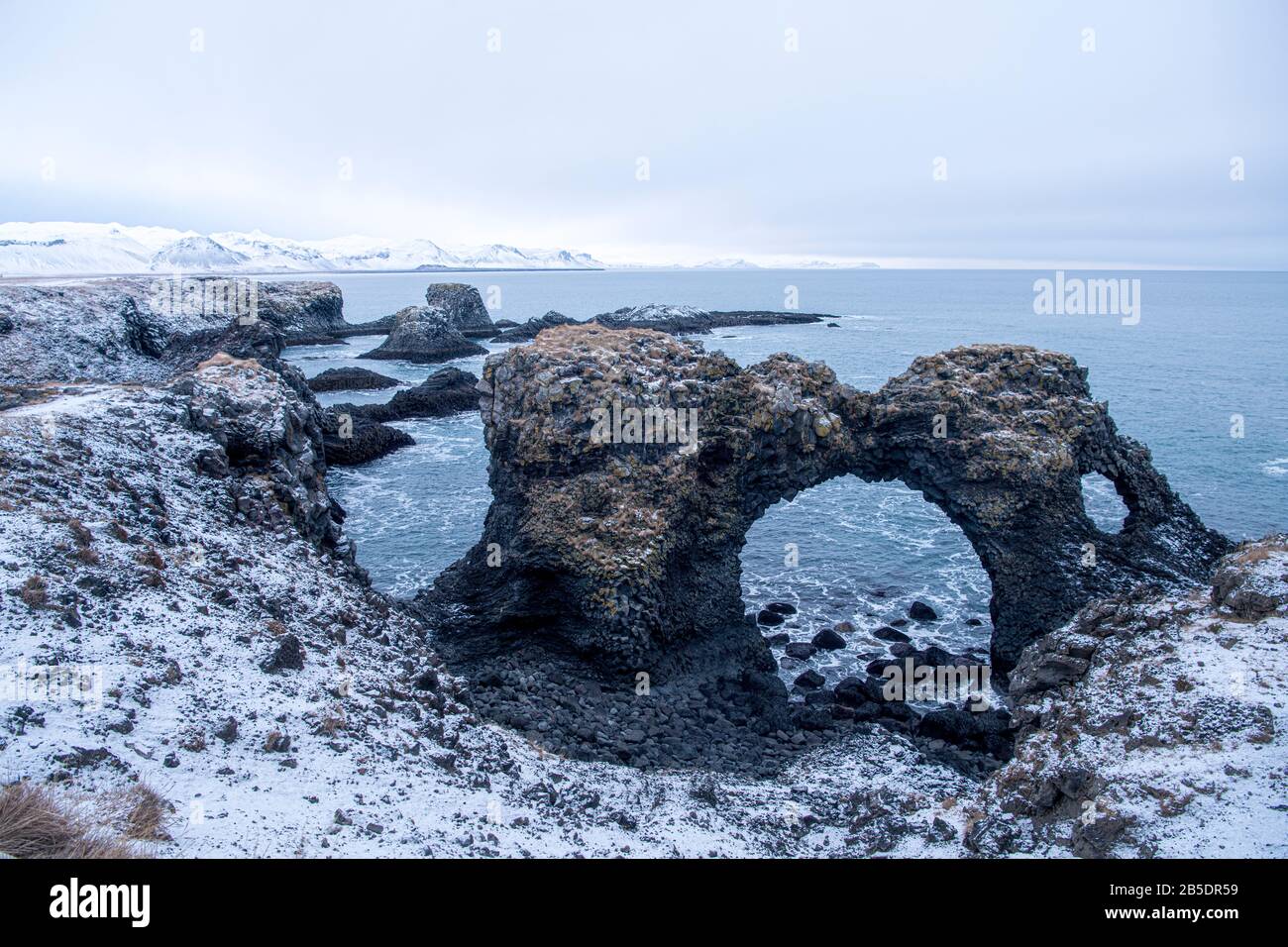 Islandia lugares impresionantes, Islandia destino de viaje hermosa islandia, Reykjavik capital de islandia Foto de stock