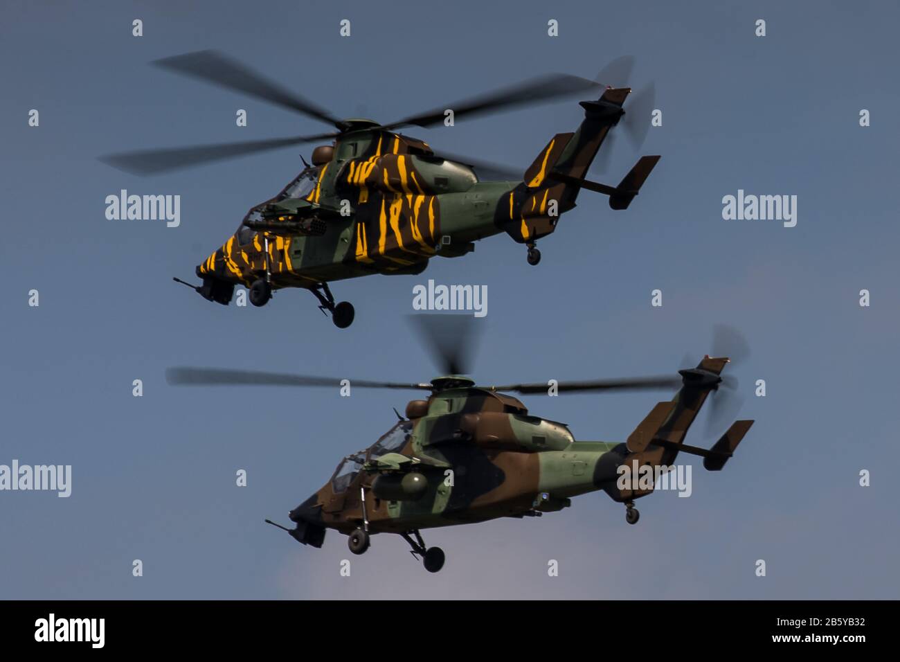 Ejército Francés PAH-2 (EC665) helicóptero De Ataque Tigre 2018/BHF5 Foto de stock