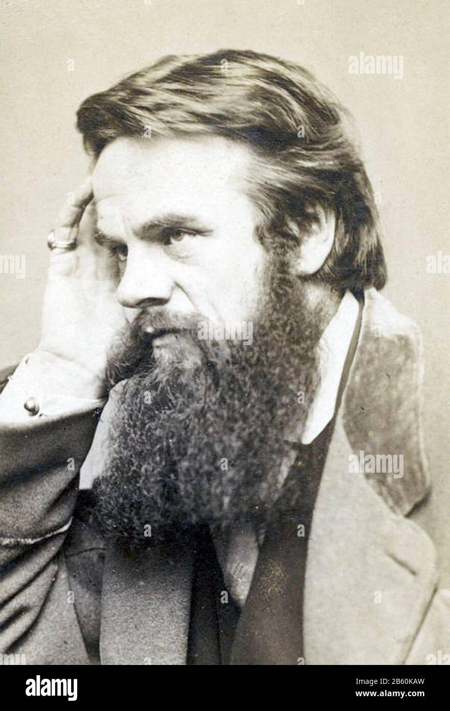 William HOLMAN-HUNT (1827-1910) pintor inglés y miembro fundador de la Hermandad Pre-Raphaelita Foto de stock