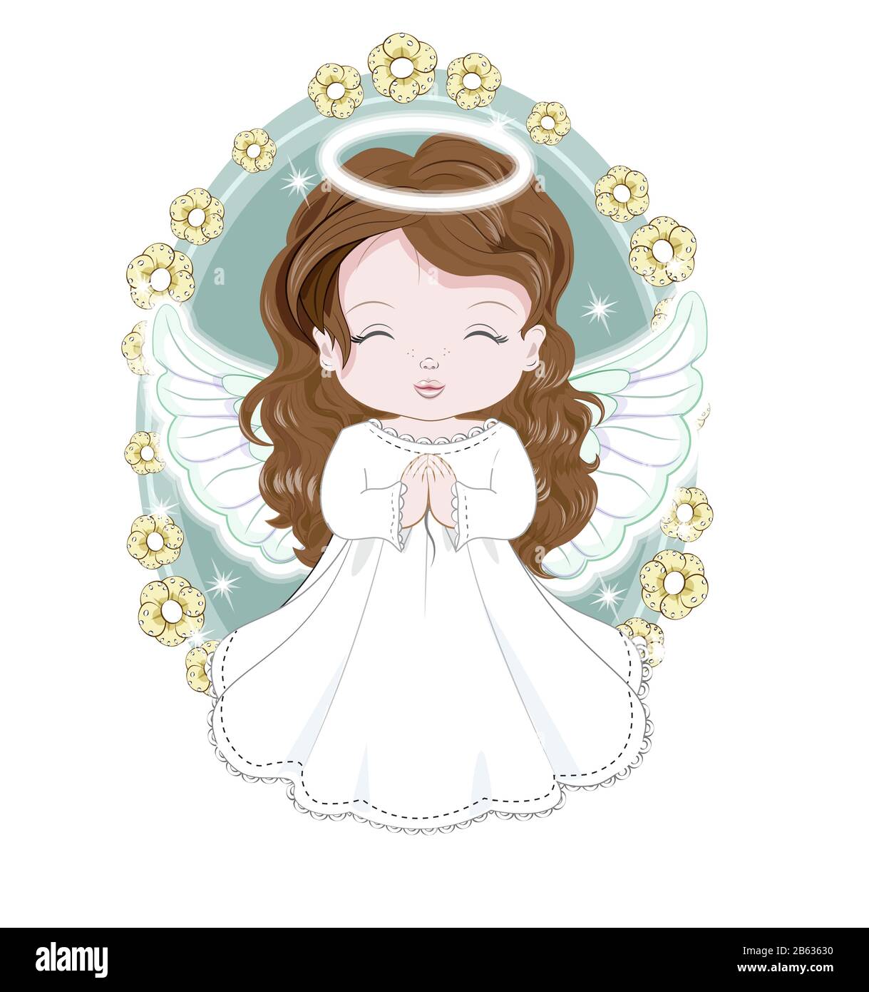 Dibujo de angelitos niños volando angelito niño angelito niña