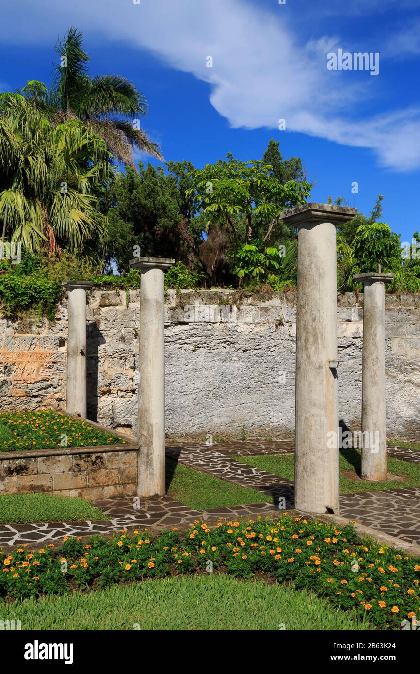 Fort Hamilton, de la ciudad de Hamilton, Pembroke, Bermuda Parroquial Foto de stock
