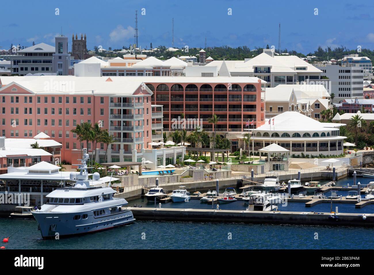 Hamilton Princess Bermuda Hotel, Hamilton City, Pembroke Parish, Bermuda Foto de stock