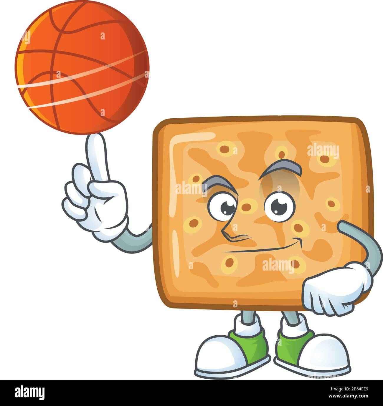 Diseño de personajes de dibujos animados con crackers atractivos con baloncesto Imagen Vector de stock - Alamy Diseño de personajes de dibujos animados con crackers atractivos con baloncesto Imagen Vector de stock - Alamy