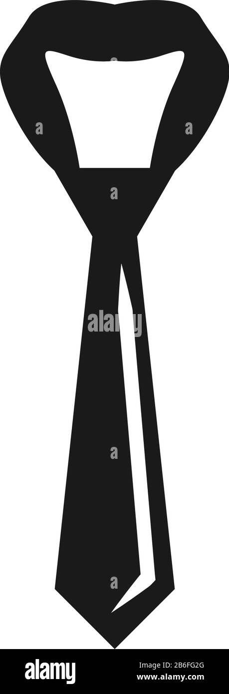 Corbata Negra Con El Icono De La Camisa, Imagen De Diseño Vectorial  Illustraction Ilustraciones svg, vectoriales, clip art vectorizado libre de  derechos. Image 72807465