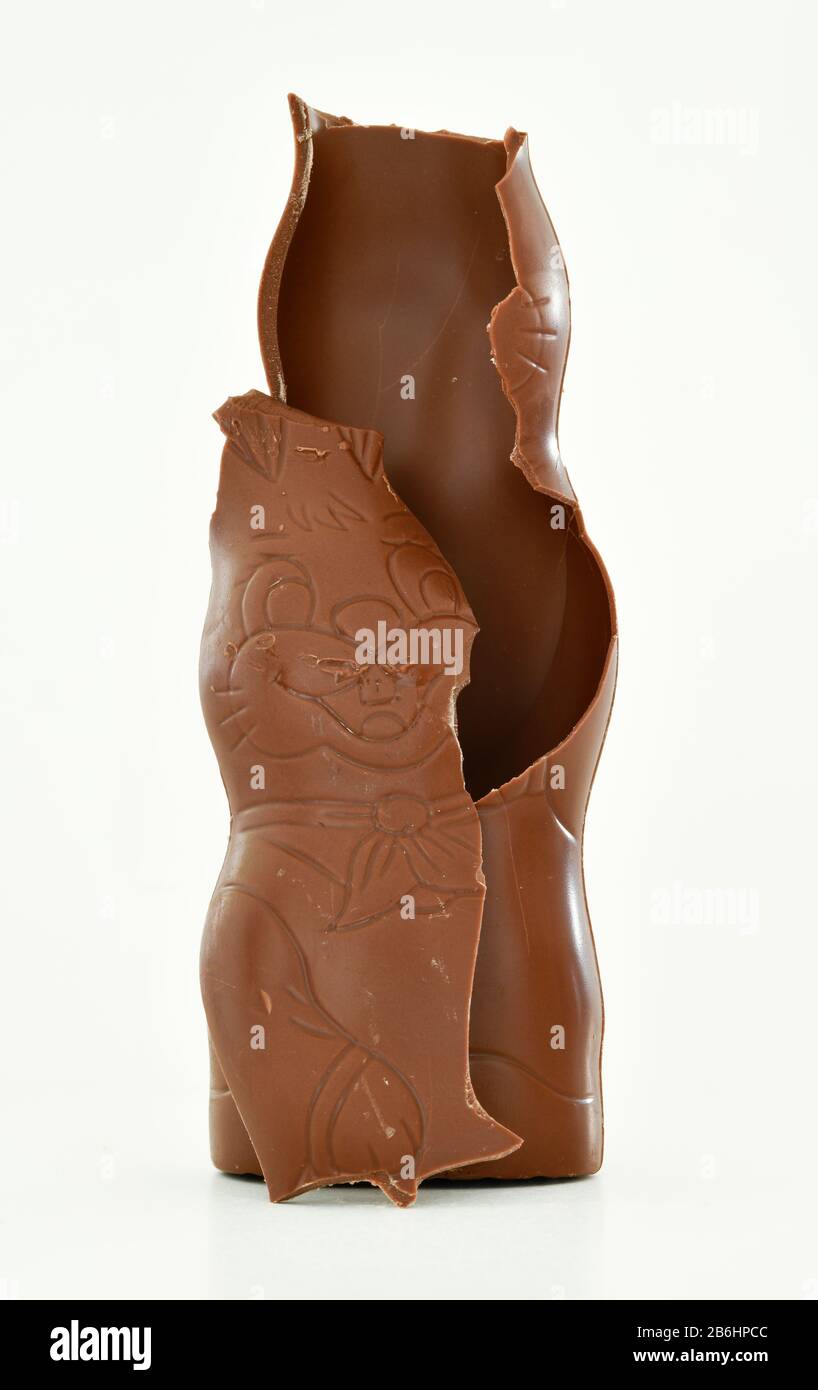 Schokoladen-Osterhase Foto de stock