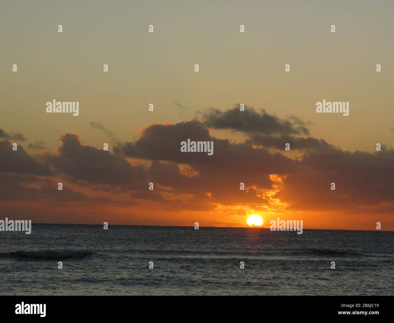 Sunset, Turks y Caicos Foto de stock