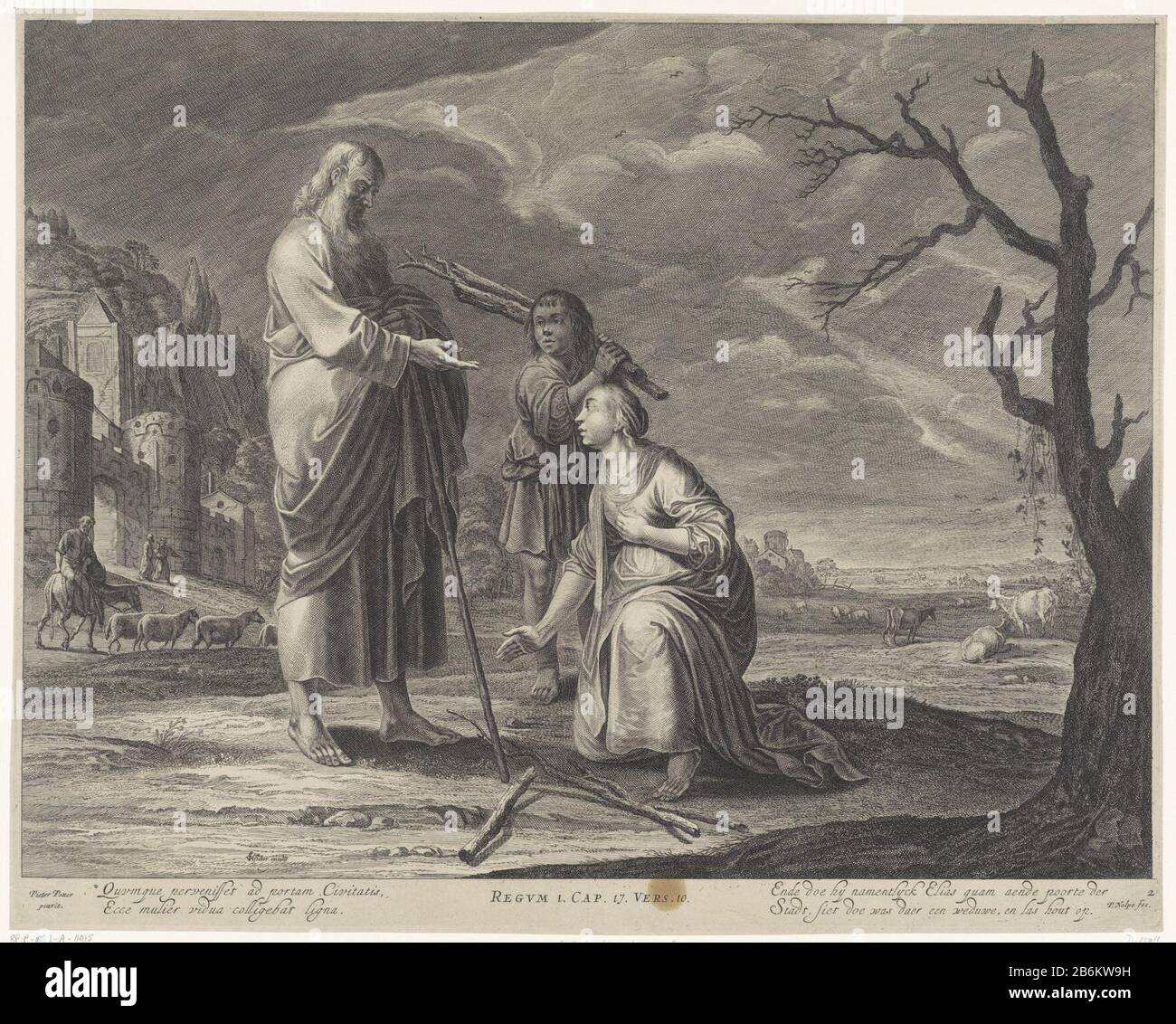 Elia y la viuda de la historia de Sarepta Elia (título de la serie